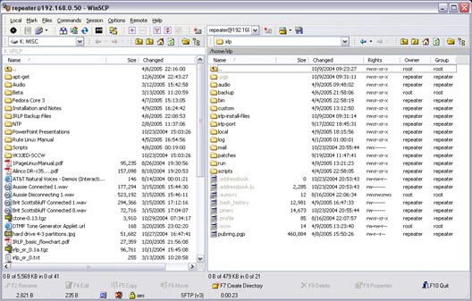 WinSCP Open Screen Shot