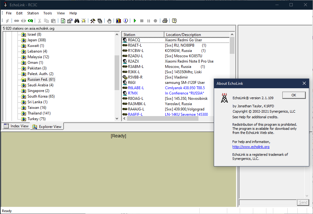 EchoLink Setup 2.1.109